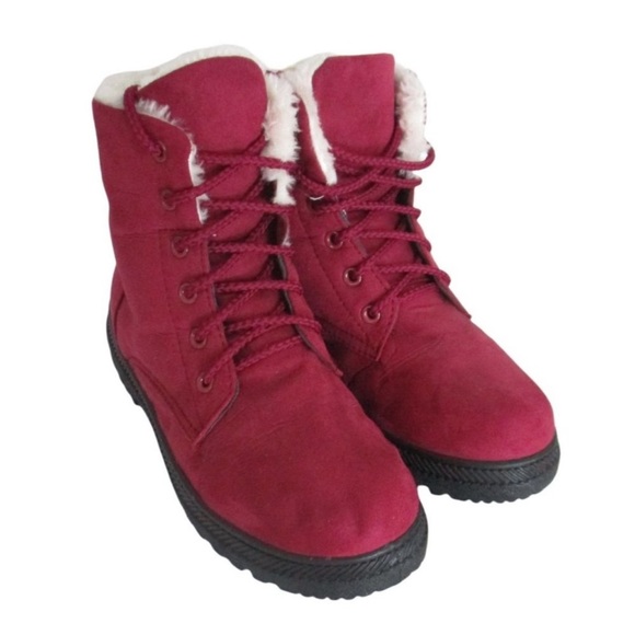 🍇SQL maroon winter boots🍇 - Picture 5 of 12